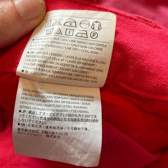 Old Navy Hot Pink High Waisted Bermuda Shorts - Picture 6 of 8